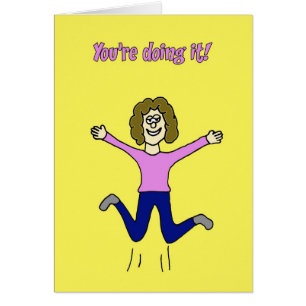 Cartão Você está fazendo-o!