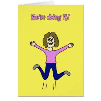 Cartão Você está fazendo-o!
