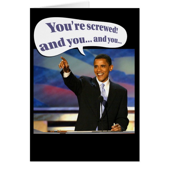 Cartão Você está ferrado (Frente)