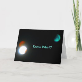 Cartão Você está fora deste mundo!