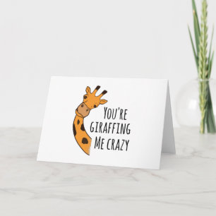 Cartão Você está me deixando louco