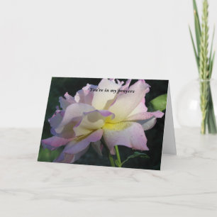 Cartão Você está nas minhas orações