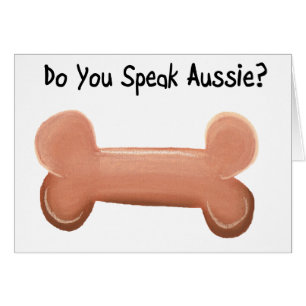Cartão Você Fala Aussie?