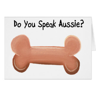 Cartão Você Fala Aussie?