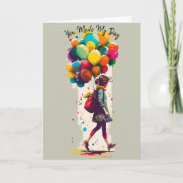 Cartão Você Fez Meu Dia - Obrigado