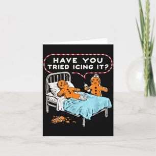 Cartão Você Já Experimentou Passar Gelo Nela Enfermeira d