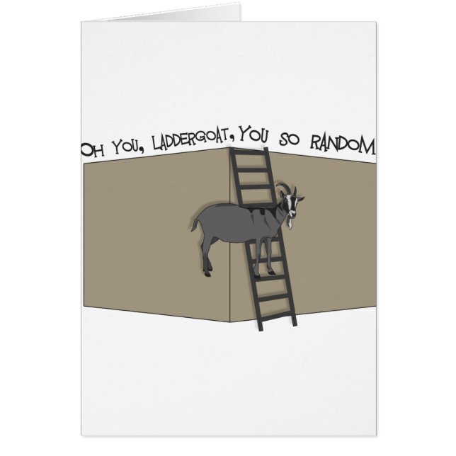 Cartão Você, Ladder Goat, Tão Random (Frente)