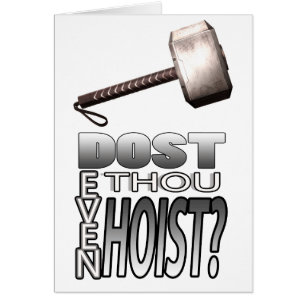 Cartão Você levanta mesmo?