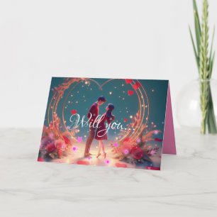 Cartão Você Me Casado? Proposta de casamento personalizad