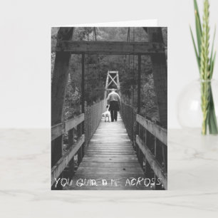 Cartão Você me guiou.