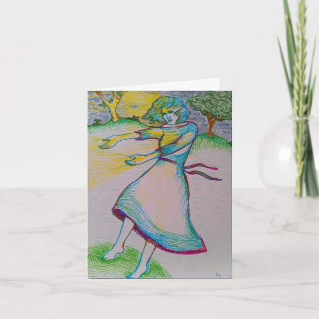 Cartão Você me inspira (Mulher) (Frente)