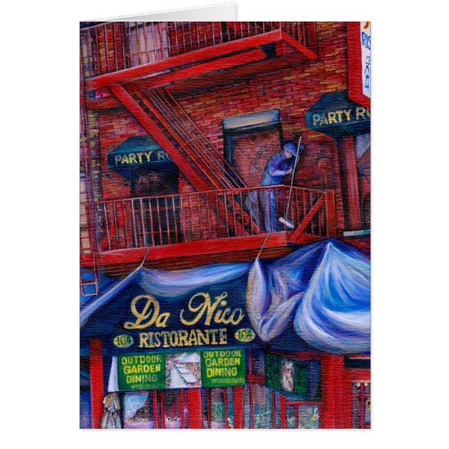 Cartão Você não ama Pintura Vermelha? Nova Iorque, Nova I (Frente)