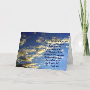 Cartão Você não caminha sozinho...