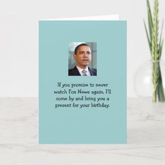 Cartão Você não é watchin Fox News!