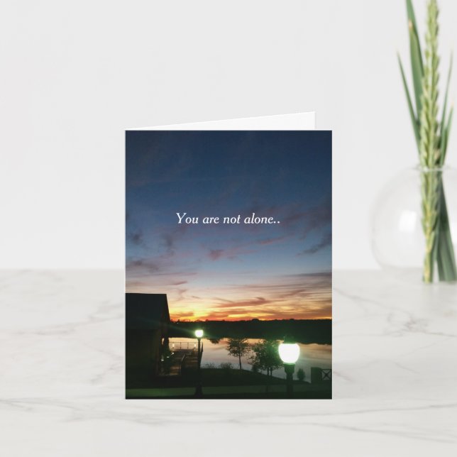 Cartão Você não está sozinho (Frente)