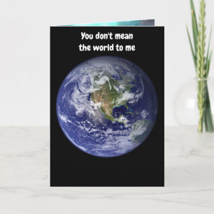 Cartão Você não quer dizer "Card"