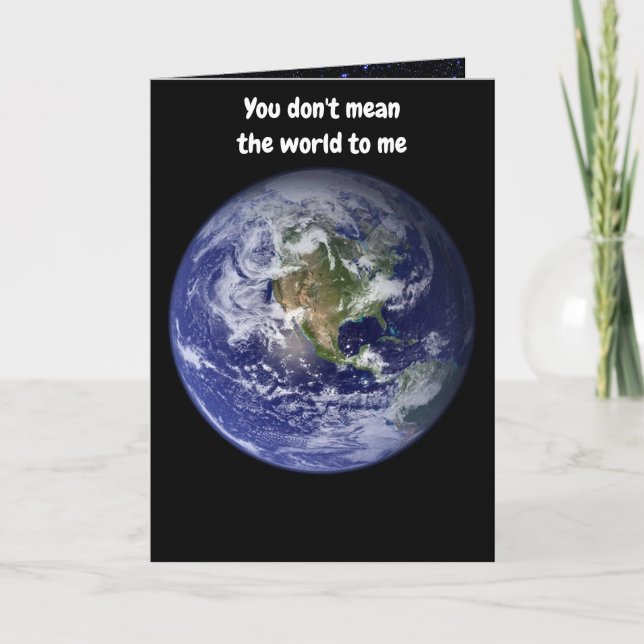 Cartão Você não quer dizer "Card" (Frente)