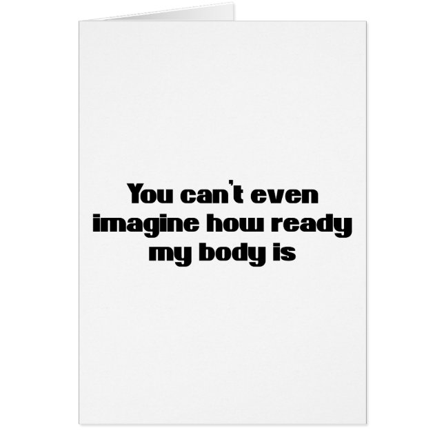 Cartão Você nem imagina (Frente)