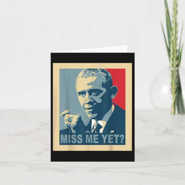 Cartão Você Perde Obama Presidente Excelente Obama (Frente)
