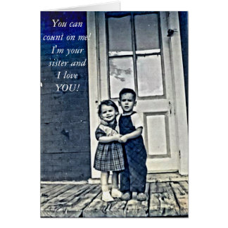 Cartão Você pode contar em mim…