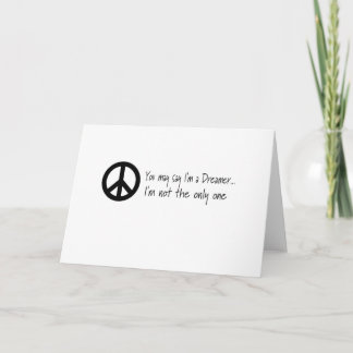 Cartão Você pode dizer que eu sou um sonhador