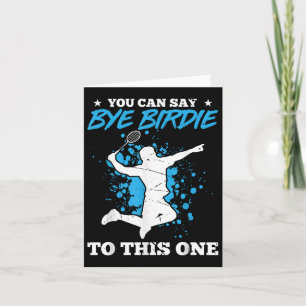 Cartão Você Pode Dizer "Tchau Birdie" A Esta Brincadeira 