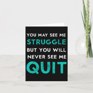 Cartão Você Pode Ver Luta Nunca Me Ver Deixar Engraçado G