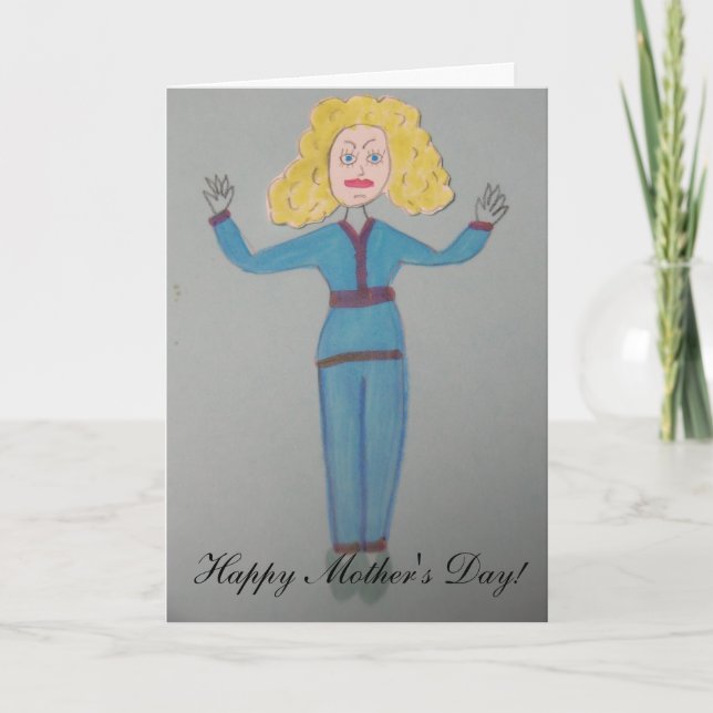 Cartão Você que shrieking o horned-animal de um shrew! (Frente)