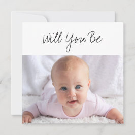 Cartão Você será a minha proposta de fotografia do bebê p