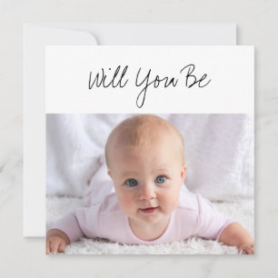 Cartão Você será a minha proposta de fotografia do bebê p