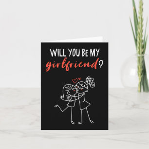 Cartão Você Será Minha Namorada Eu Te Amo Valentin 