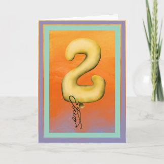 Cartão Você tem dois anos