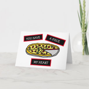Cartão Você tem um pedaço do meu Coração malicioso seduto