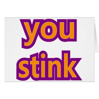 Cartão Você tresanda às peles