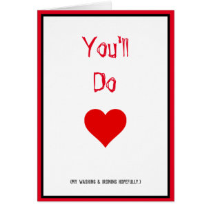 Cartão Você vai fazer. (Minha Lavagem e Ironagem Esperan