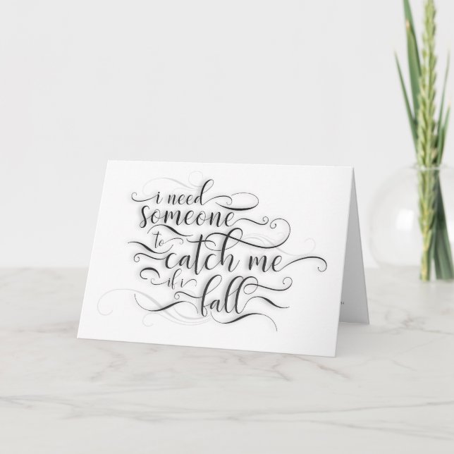 CARTÃO VOCÊ VAI ME PASSAR PELO PAI AISLE? (Frente)