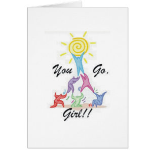 Cartão Você vai menina