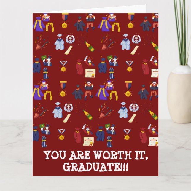 CARTÃO VOCÊ VALE A PENA, FORMANDO!!! CARTAO (Frente)