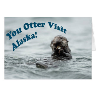Cartão Você visitou o Alaska