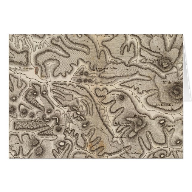 Cartão Volcans Haute Loire (Frente Horizontal)