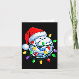 Cartão Volei de Natal Xmas Santa Srts Chapéu Masculino Fe