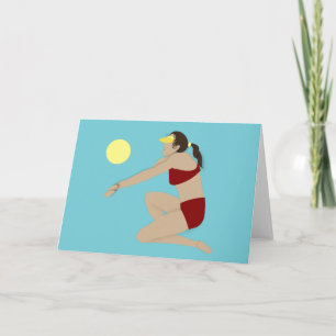 Cartão Voleibol de praia