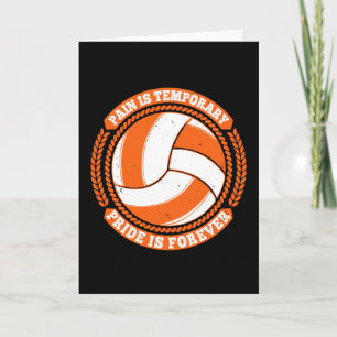 Cartão Voleibol - Dor de Orgulho Temporário para Sempre