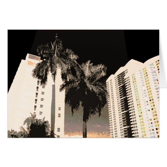 Cartão Voltando para Miami (Frente Horizontal)