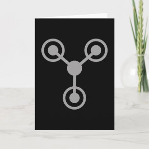 Cartão Voltar ao anos 80 por máquina de Viagem de tempo