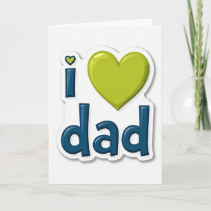 Cartão Volumétrico Eu Amo Papai