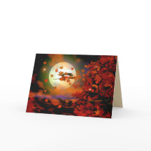 Vôo da bruxa do Dia das Bruxas