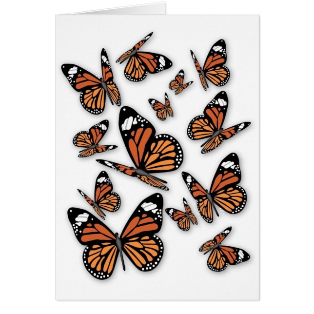 Cartão Voo de Borboletas (Frente)