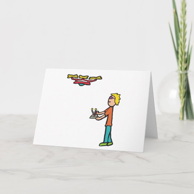 Cartão Voo de Drone RC (Frente)