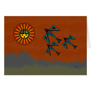 Cartão Vôo do corvo